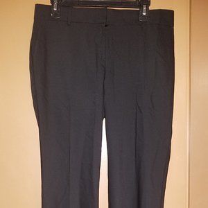 $129 ANN TAYLOR DEVIN TROUSER LEG BLACK SZ. 8 TALL